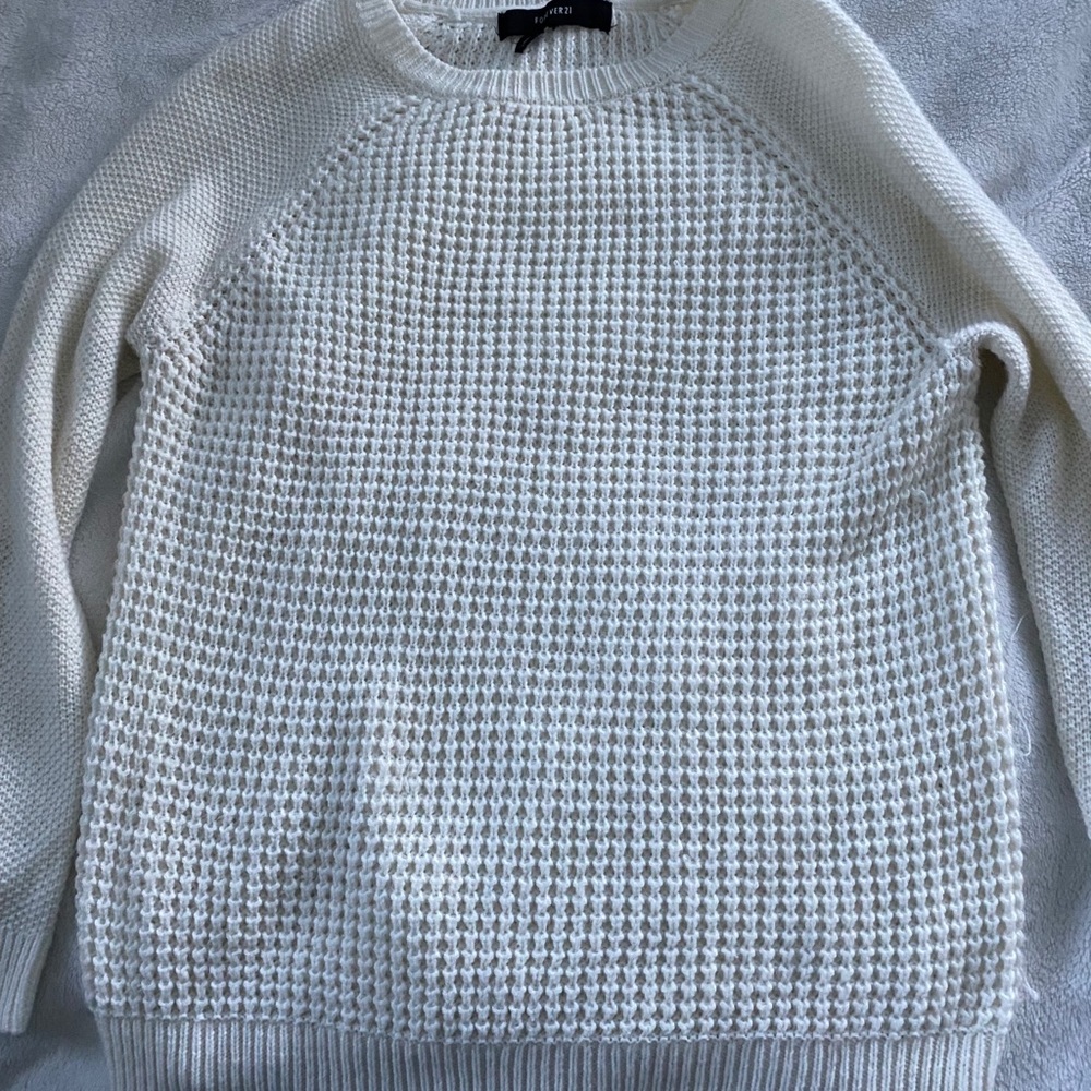 Forever 21 White Sweater